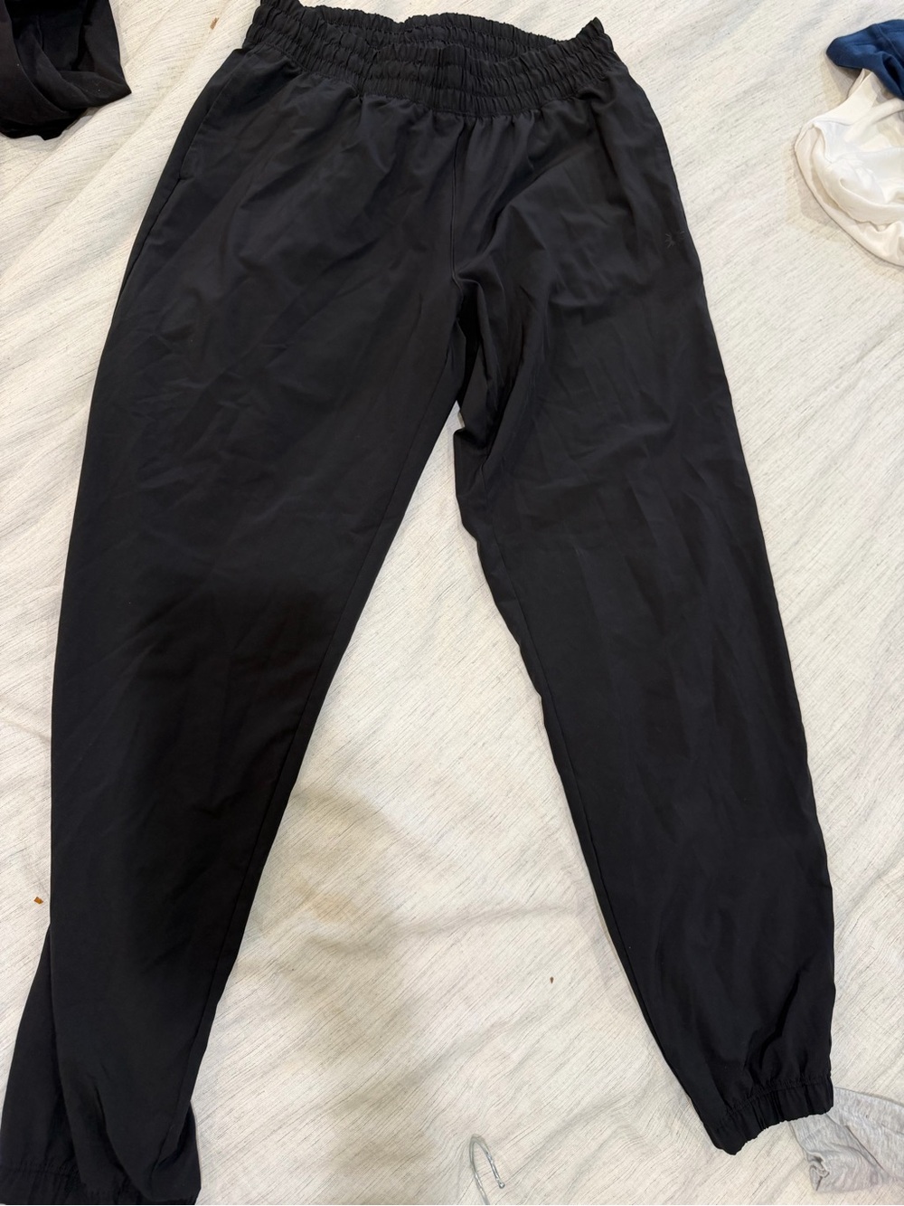 Black Women’s Elastic Waist Jogger Pants